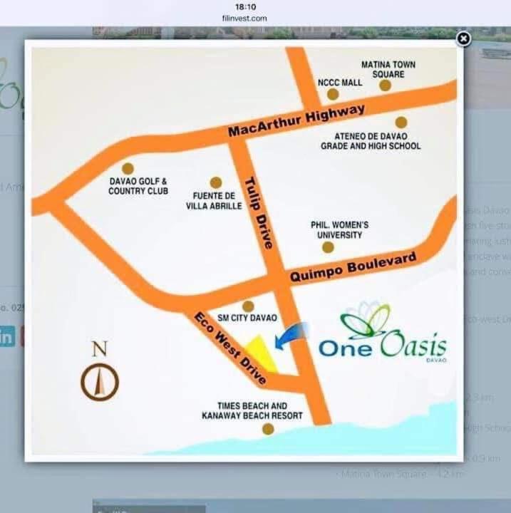 1Bedroom One Oasis Condo Fullyfurnished Davao Bagian luar foto